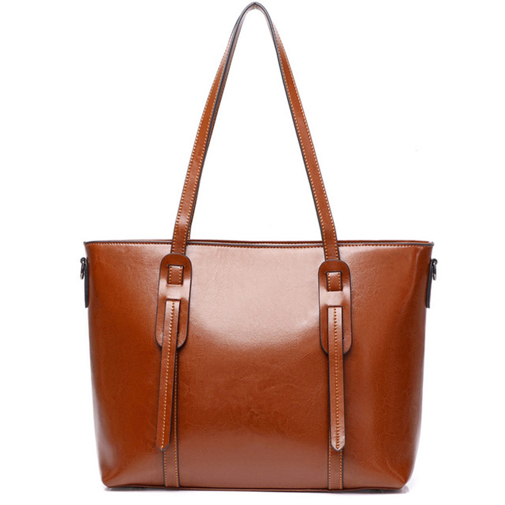 Vintage Genuine Leather Shopping Tote Bag For Women - 3721Factory.com ...